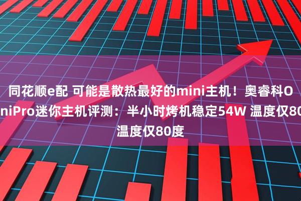 同花顺e配 可能是散热最好的mini主机！奥睿科OminiPro迷你主机评测：半小时烤机稳定54W 温度仅80度