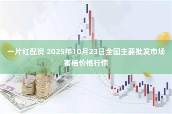 一片红配资 2025年10月23日全国主要批发市场蜜桔价格行情